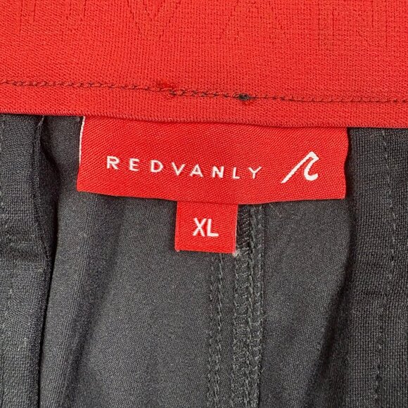 Redvanly Mens Black Flat Front Bradley Classic Straight Chino Pant Size XL - Picture 7 of 10